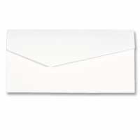 White DL cheque book pocket pk of 10
