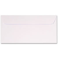 Confetti White DL envelope to fit DL outer, pocket and insert W220 x H111mm pk of 10