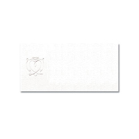 white elegance place card