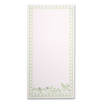 White enchanted garden trail DL insert pk of 10