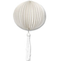 Confetti White mini paper lanterns pk of 6