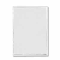 Confetti White/silver imprintable A6 foil border cards W105 x H148mm. pk of 10