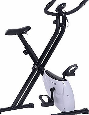 Confidence Fitness Folding Exercise X Bike (White)