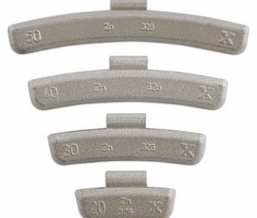 CONNECT  32856 20g Wheel Weights for Alloy Wheels (Box of 100)