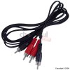 Connect-It 2 x RCA Plugs to 2 x RCA Plugs Lead