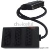 Connect-It 3 Way Scart Socket Extender 0.5Mtr
