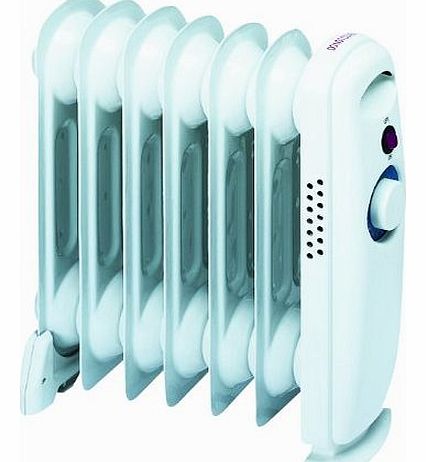 Connect It  Mini Oil Filled Radiator, 700 Watt, White