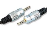 ConneXxions Xxion Premium 3.5mm Stereo Jack Plug Audio Lead / Cable for Car Stereo AUX Socket MP3 IPod etc., 1 metre