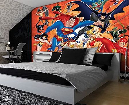 Consalnet DC Comics Superman, Batman and More Wallpaper Mural