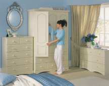 overbed unit with mirror