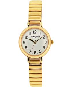 Constant Ladies Gold Coloured Expander Bracelet