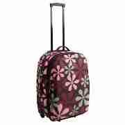 Constellation mocca floral, medium trolley case