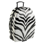 Constellation Zebra print Small Trolley Case Blk