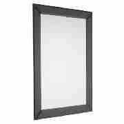 Contemporary Black Bevelled Mirror 45x64cm
