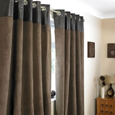 Contemporary Fully Lined Leatherette and Faux