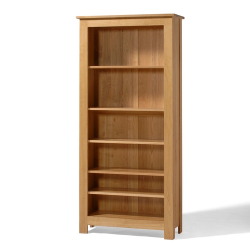 Contemporary Oak 5 Shelf Bookcase 808.611