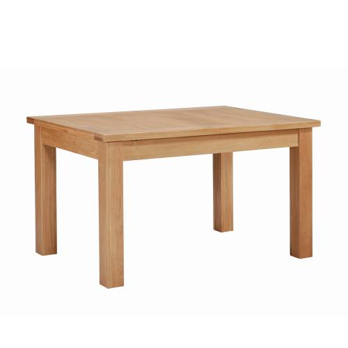 Contemporary Oak Grooveless Extending Table - Small