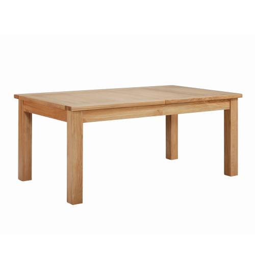 Contemporary Oak Grooveless Extending Table