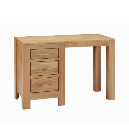 Contemporary Oak Range Contemporary Oak Single Pedestal Desk