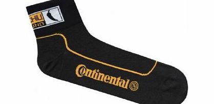 Continental cycle race socks black