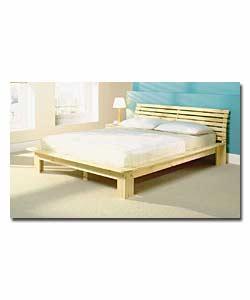 Continental Solid Pine Double Bedstead Luxury Firm Mattress