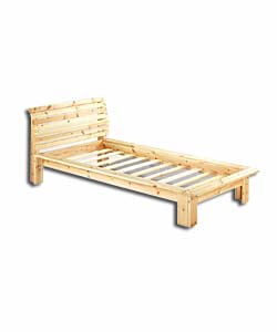 Continental Solid Pine Single Bedstead