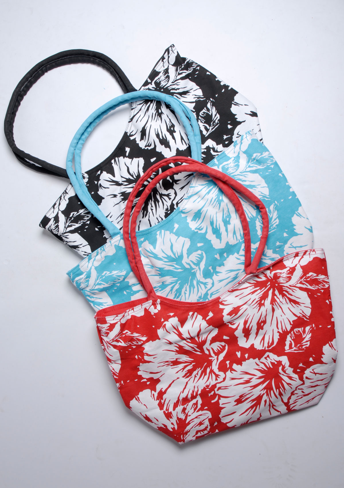 Continental Textiles Floral Beach Bag by Continental Textiles