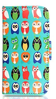 CONTINENTAL27 For Apple Ipod Touch 5 5th Generation New MULTI BIRDS OWLS BOOK TYPE PU Leather Magnetic Wallet Flip Case Cover Pouch STYLUS GUARD
