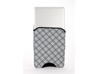 CONTOUR Reversible Sleeve for MacBook Air Gray/Blk Plaid Print
