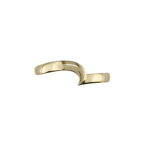 Contours Band Ring In 18 Carat Yellow Gold