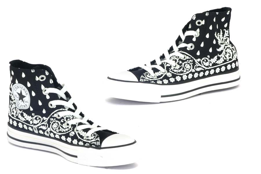 Converse - All Star - Black / White Bandana