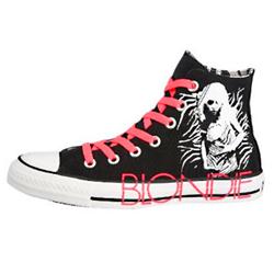 converse All Star Hi Blondie Shoes - Black/White