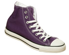 Converse All Star Hi Dark Purple Canvas Trainers