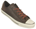 All Star Ox Brown/White Leather Trainers