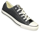 Converse All Star Ox Grey/White Canvas Trainers