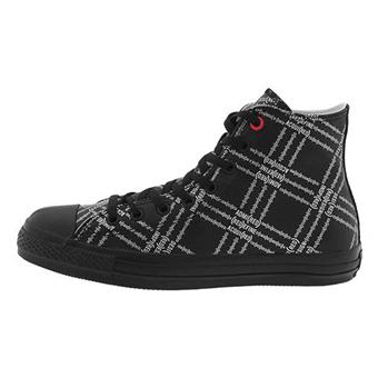 Converse All Starandreg; Mens Black and Silver Hi 100688