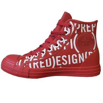 Red rubber upper with white text detailingRubber outsole for added gripLIMITED EDITION - Converse is