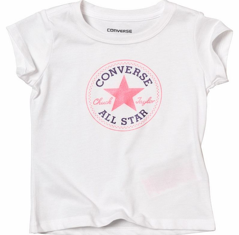 Converse Baby Girls Chuck Patch T-Shirt Bright