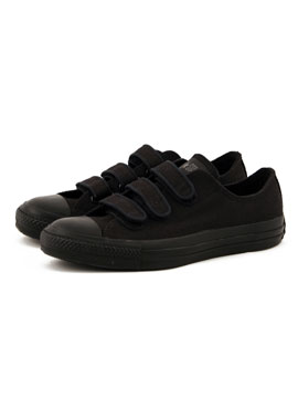 Converse Black All Star 3 Strap Trainer