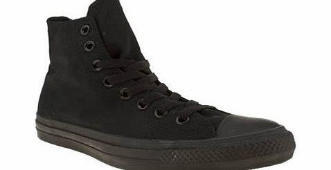 Converse Black All Star Mono Hi Trainers