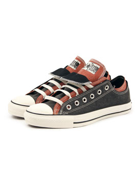Converse Black Double Upper Ox Trainer