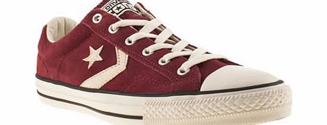 Converse Burgundy Star Player Ox Trainers