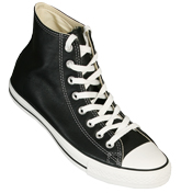 Converse Chuck Taylor All Star Hi Black Leather