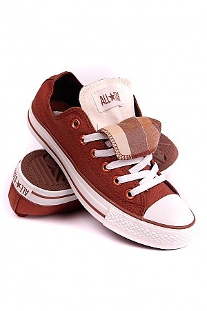 Converse Ct As Double Tongue Textile Ox Chocolate