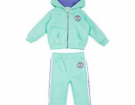 Converse Girls 12-24mth mint hoodie set