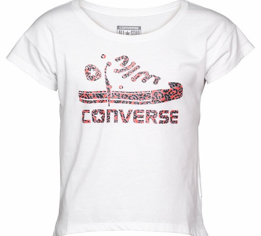 Girls T-Shirt Converse White