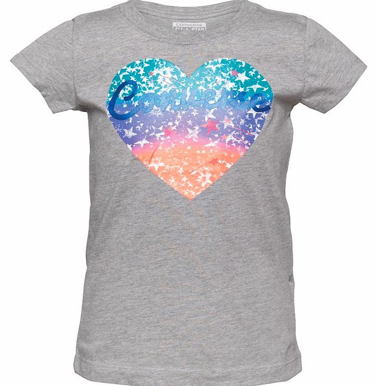 Girls T-Shirt Vintage Grey Heather