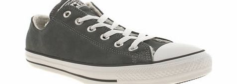 Converse Grey Oxford Shearling Suede Trainers