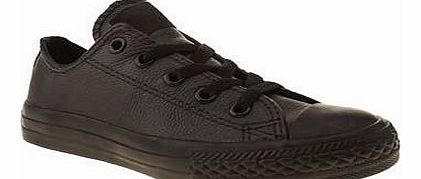 Converse kids converse black all star lo leather unisex