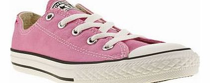 Converse kids converse pink all star lo girls junior